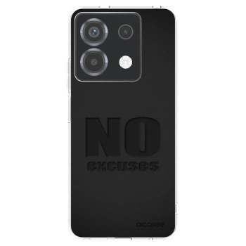 Picasee Xiaomi Poco X6 Hülle - Transparentes Silikon - No Excuses