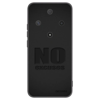Picasee Honor Magic6 Lite 5G Hülle - Schwarzes Silikon - No Excuses