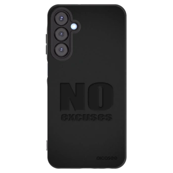 Picasee Samsung Galaxy A25 A256B 5G Hülle - Schwarzes Silikon - No Excuses