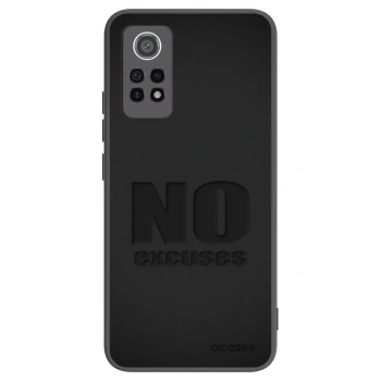 Picasee Xiaomi Redmi Note 12 Pro 4G Hülle - Schwarzes Silikon - No Excuses