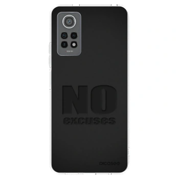 Picasee Xiaomi Redmi Note 12 Pro 4G Hülle - Transparentes Silikon - No Excuses