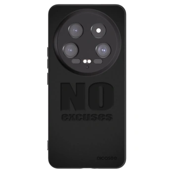 Picasee Xiaomi 14 Ultra Hülle - Schwarzes Silikon - No Excuses