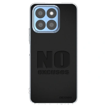Picasee Honor X8b Hülle - Transparentes Silikon - No Excuses