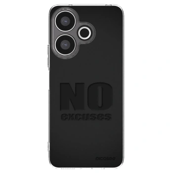 Picasee Xiaomi Redmi 13 4G Hülle - Transparentes Silikon - No Excuses