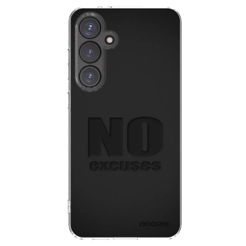 Picasee Samsung Galaxy S24 FE S721B Hülle - Transparentes Silikon - No Excuses