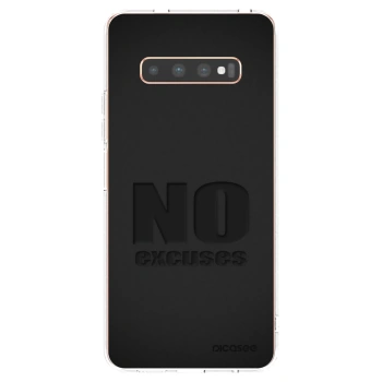 Picasee Samsung Galaxy S10 Plus G975 Hülle - Transparentes Silikon - No Excuses