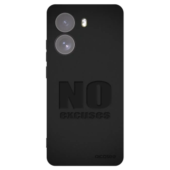 Picasee Xiaomi Poco X7 Hülle - Schwarzes Silikon - No Excuses