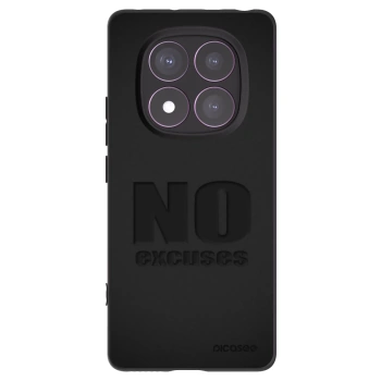 Picasee Xiaomi Redmi Note 14 Pro 4G Hülle - Schwarzes Silikon - No Excuses