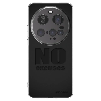 Picasee Xiaomi 15 Ultra Hülle - Transparentes Silikon - No Excuses