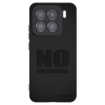 Picasee Xiaomi 15 Hülle - Schwarzes Silikon - No Excuses