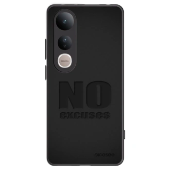 Picasee Vivo V50 Lite 5G Hülle - Schwarzes Silikon - No Excuses