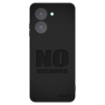Picasee Xiaomi Redmi A5 Hülle - Schwarzes Silikon - No Excuses