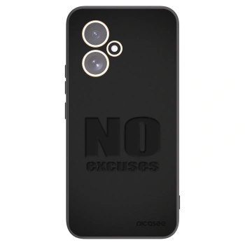 Picasee Honor 400 5G Hülle - Schwarzes Silikon - No Excuses