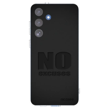 Picasee Samsung Galaxy S25 FE 5G Hülle - Transparentes Silikon - No Excuses