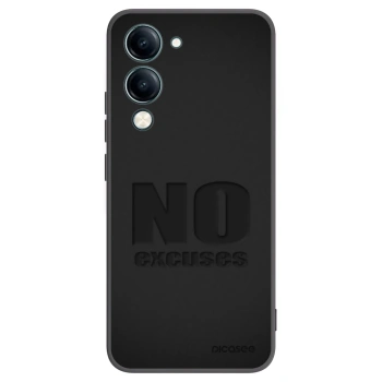 Picasee Vivo Y29s 5G Hülle - Schwarzes Silikon - No Excuses