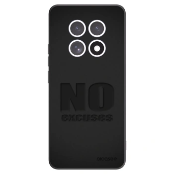Picasee Xiaomi Redmi Note 15 Hülle - Schwarzes Silikon - No Excuses