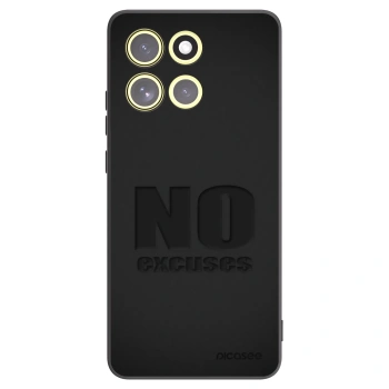 Picasee Motorola Moto G86 Power 5G Hülle - Schwarzes Silikon - No Excuses