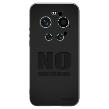 Picasee Xiaomi 17 Ultra Hülle - Schwarzes Silikon - No Excuses