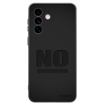 Picasee Samsung Galaxy A57 5G Hülle - Schwarzes Silikon - No Excuses