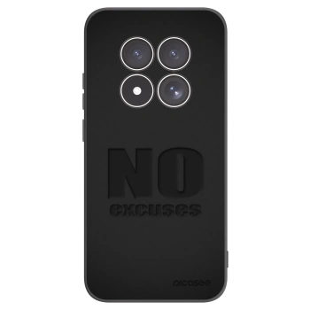 Picasee Xiaomi Redmi Note 15 Pro 5G Hülle - Schwarzes Silikon - No Excuses