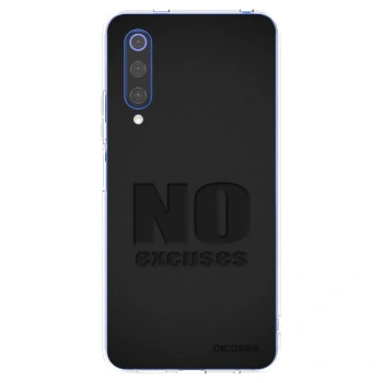 Picasee Xiaomi Mi 9 SE Hülle - Transparentes Silikon - No Excuses