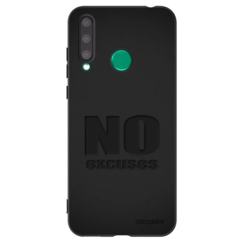 Picasee Honor 20 Lite Hülle - Schwarzes Silikon - No Excuses