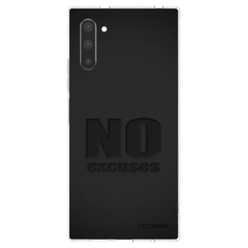 Picasee Samsung Galaxy Note 10 N970F Hülle - Transparentes Silikon - No Excuses