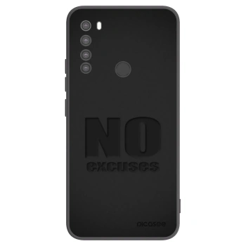 Picasee Xiaomi Redmi Note 8 Hülle - Schwarzes Silikon - No Excuses