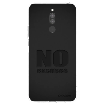 Picasee Xiaomi Redmi 8 Hülle - Transparentes Silikon - No Excuses