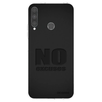 Picasee Huawei P40 Lite E Hülle - Transparentes Silikon - No Excuses