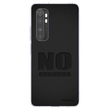 Picasee Xiaomi Mi Note 10 Lite Hülle - Transparentes Silikon - No Excuses
