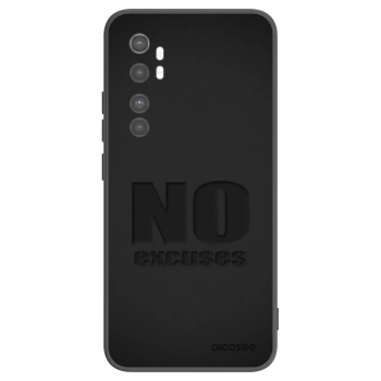 Picasee Xiaomi Mi Note 10 Lite Hülle - Schwarzes Silikon - No Excuses