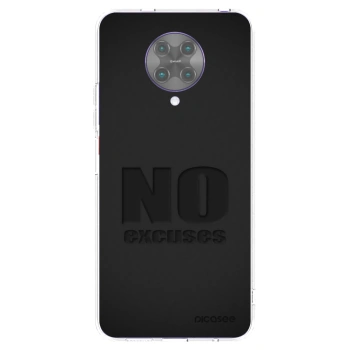 Picasee Xiaomi Poco F2 Pro Hülle - Transparentes Silikon - No Excuses