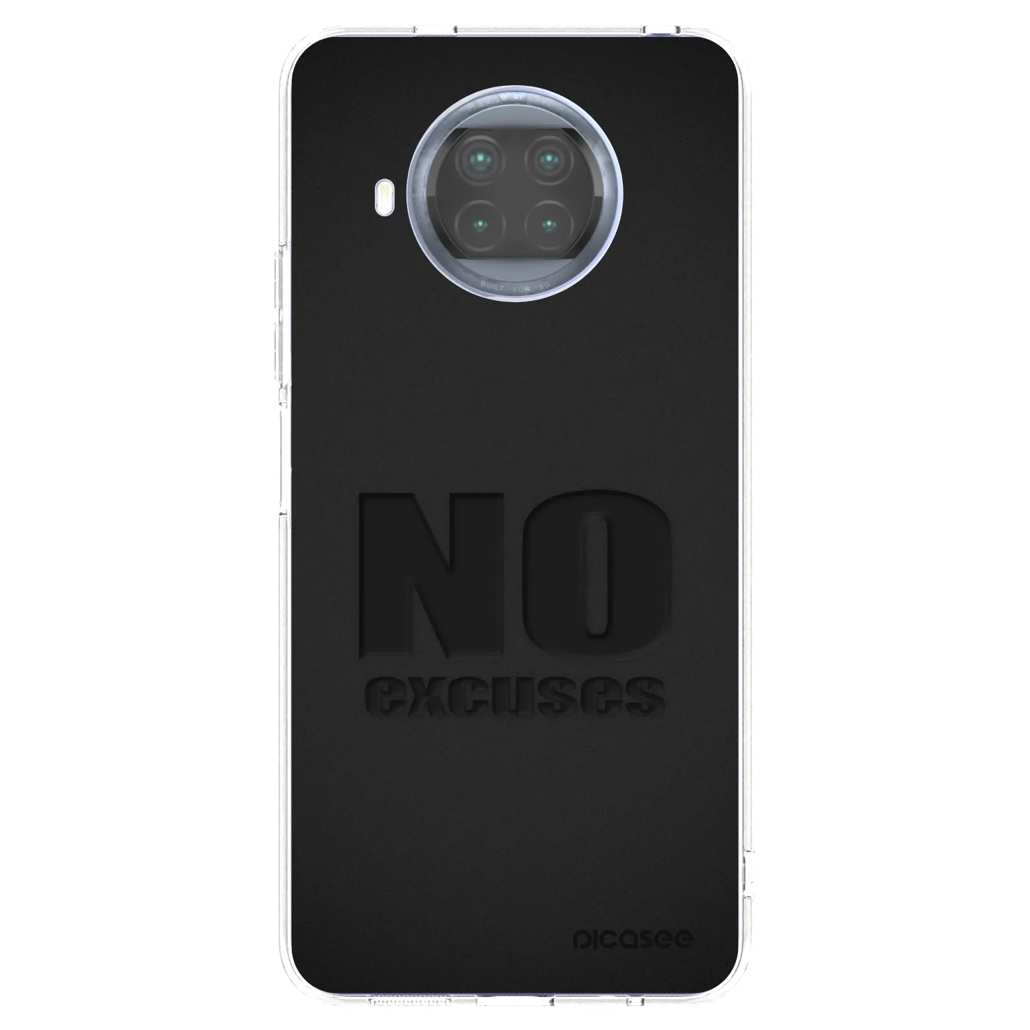 Picasee Xiaomi Mi 10T Lite Hülle - Transparentes Silikon - No Excuses