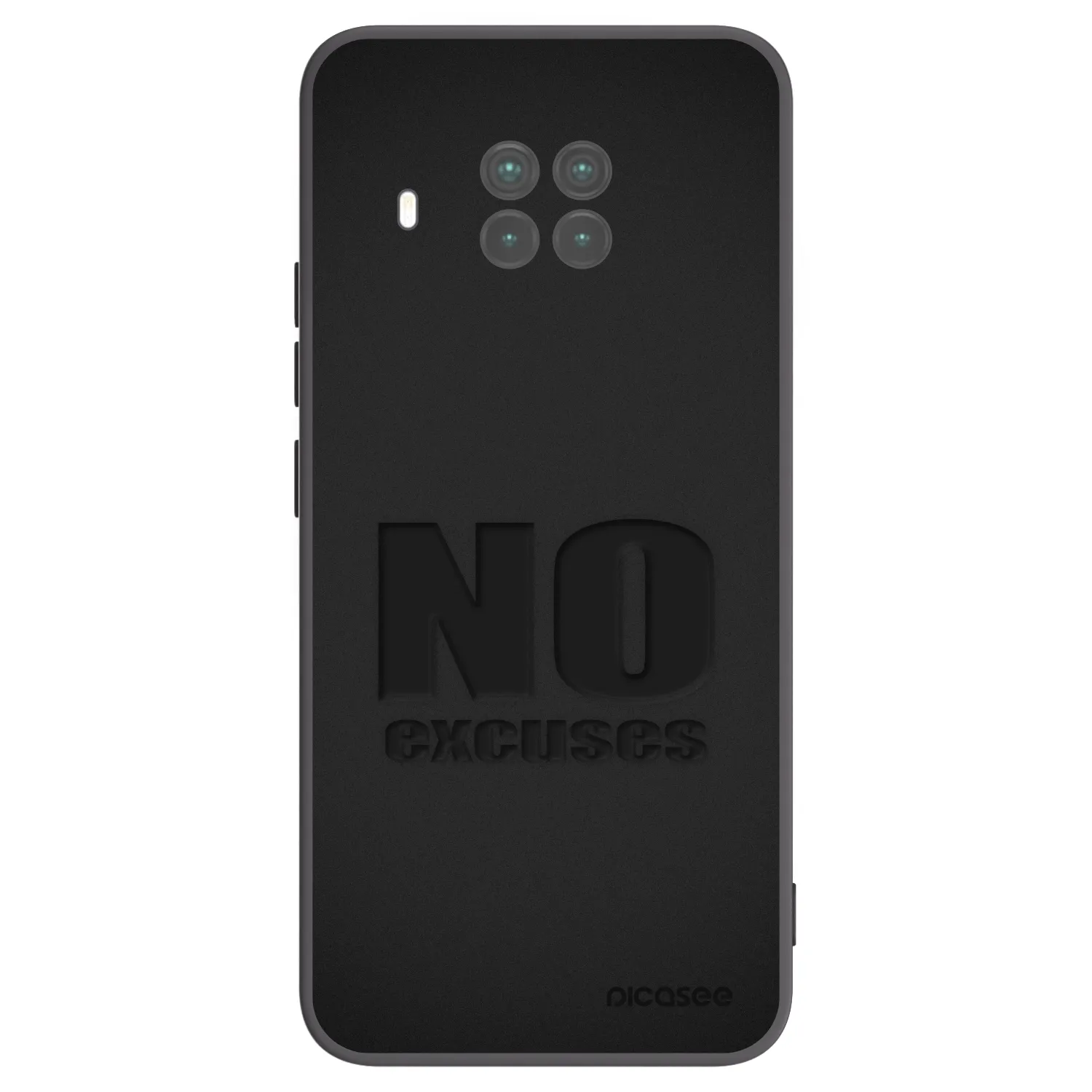 Picasee Xiaomi Mi 10T Lite Hülle - Schwarzes Silikon - No Excuses
