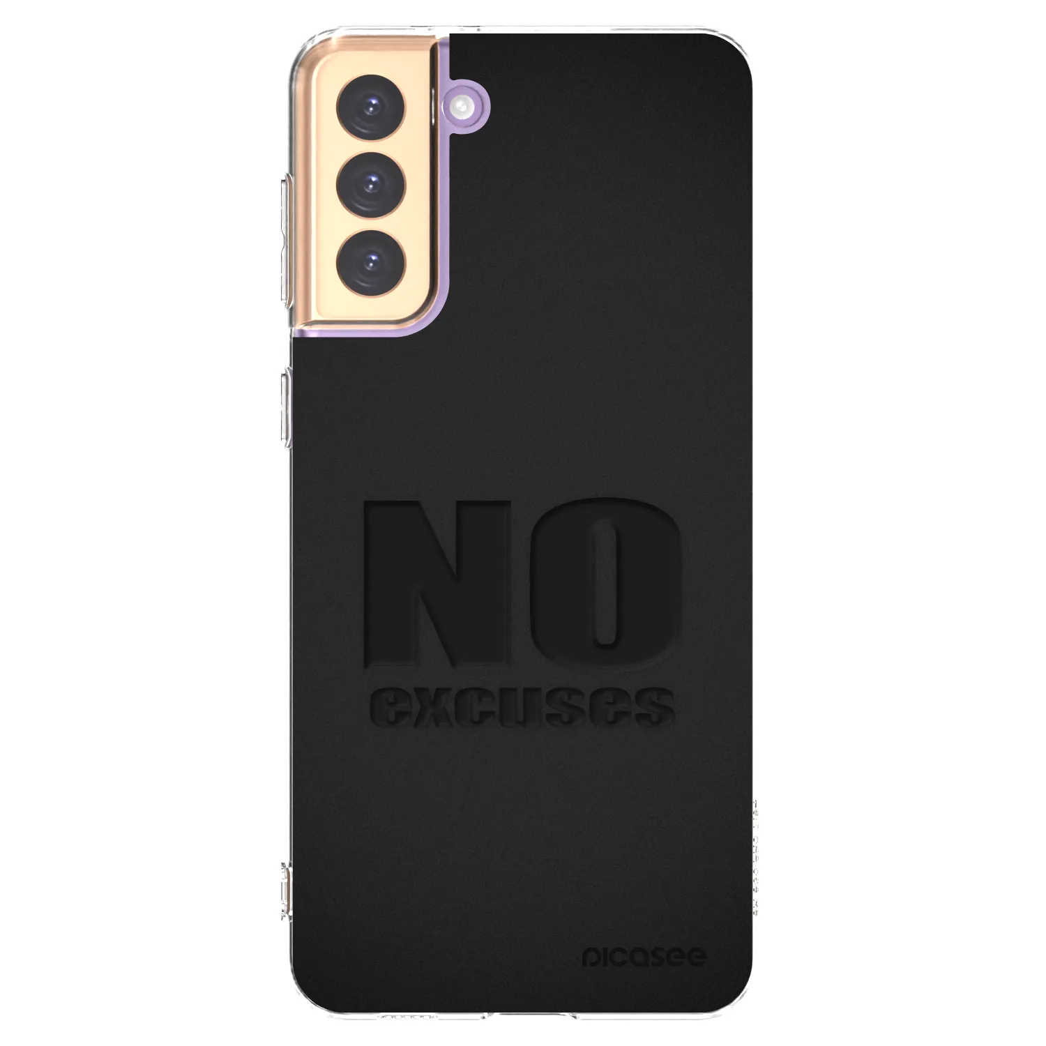 Picasee Samsung Galaxy S21+ 5G G996F Hülle - Transparentes Silikon - No Excuses