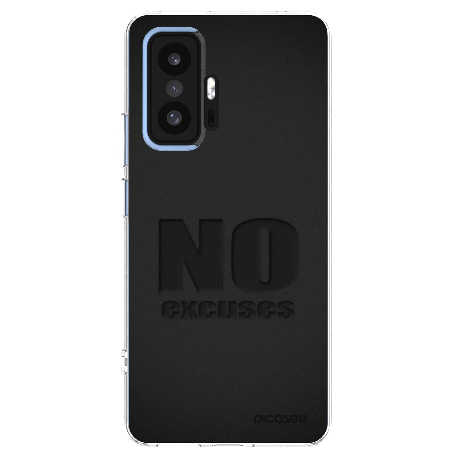 Picasee Xiaomi 11T Pro Hülle - Transparentes Silikon - No Excuses