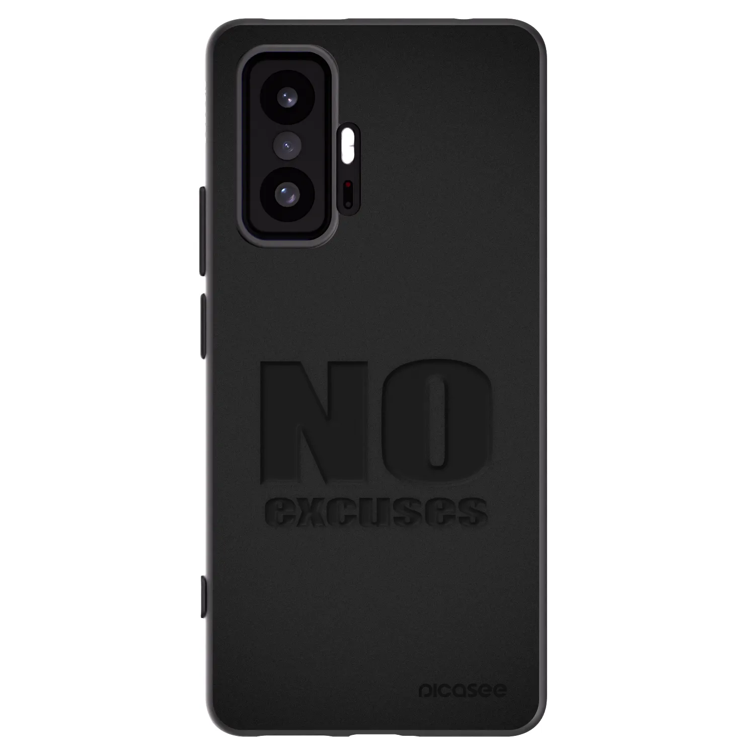 Picasee Xiaomi 11T Pro Hülle - Schwarzes Silikon - No Excuses