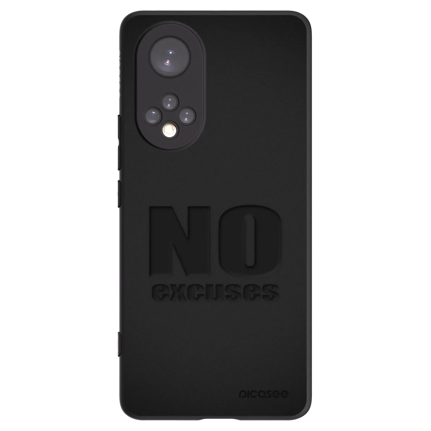 Picasee Huawei Nova 9 Hülle - Schwarzes Silikon - No Excuses