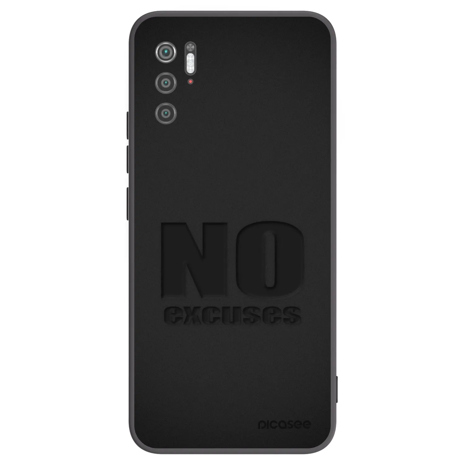 Picasee Xiaomi Poco M3 Pro 5G Hülle - Schwarzes Silikon - No Excuses