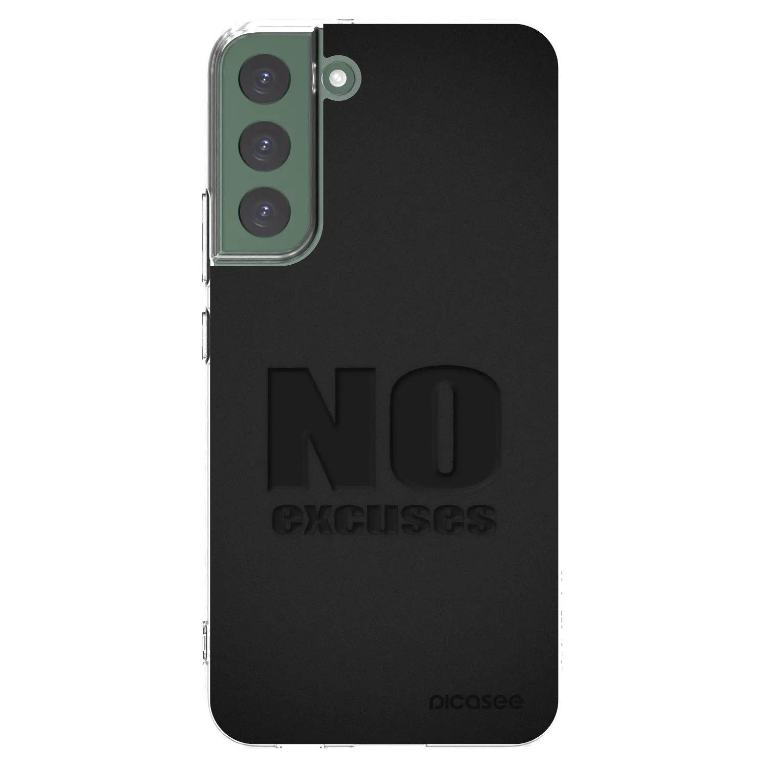 Picasee Samsung Galaxy S22+ 5G Hülle - Transparentes Silikon - No Excuses