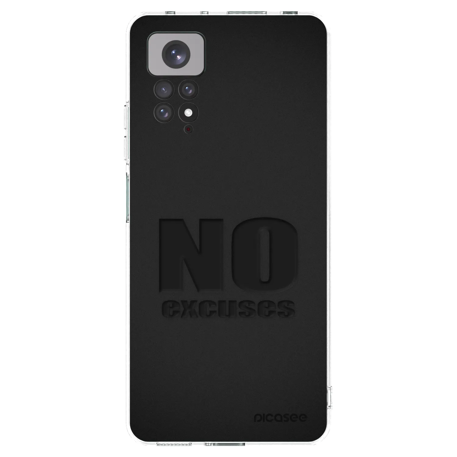 Picasee Xiaomi Redmi Note 11S 4G Hülle - Transparentes Silikon - No Excuses