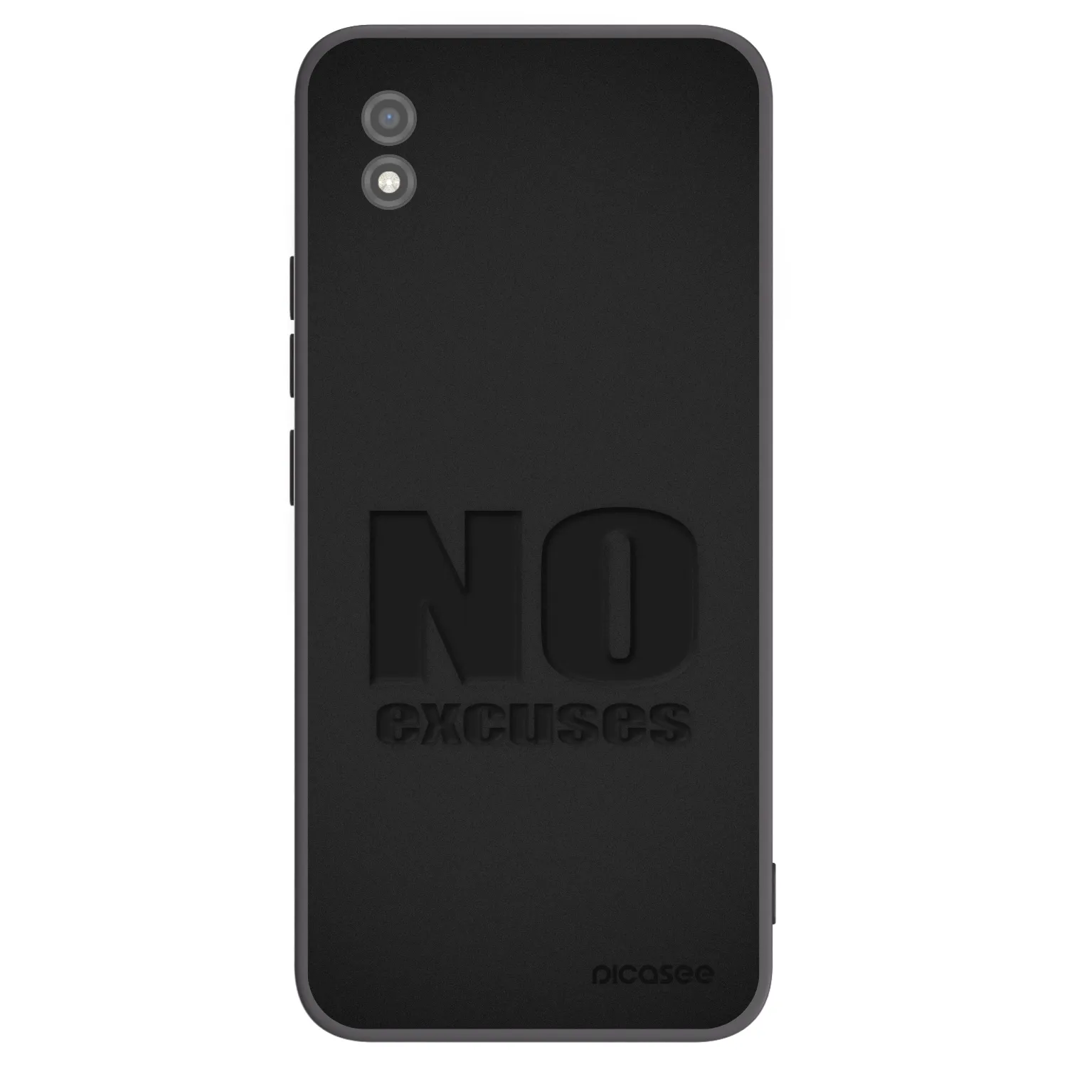 Picasee Realme C11 (2021) Hülle - Schwarzes Silikon - No Excuses