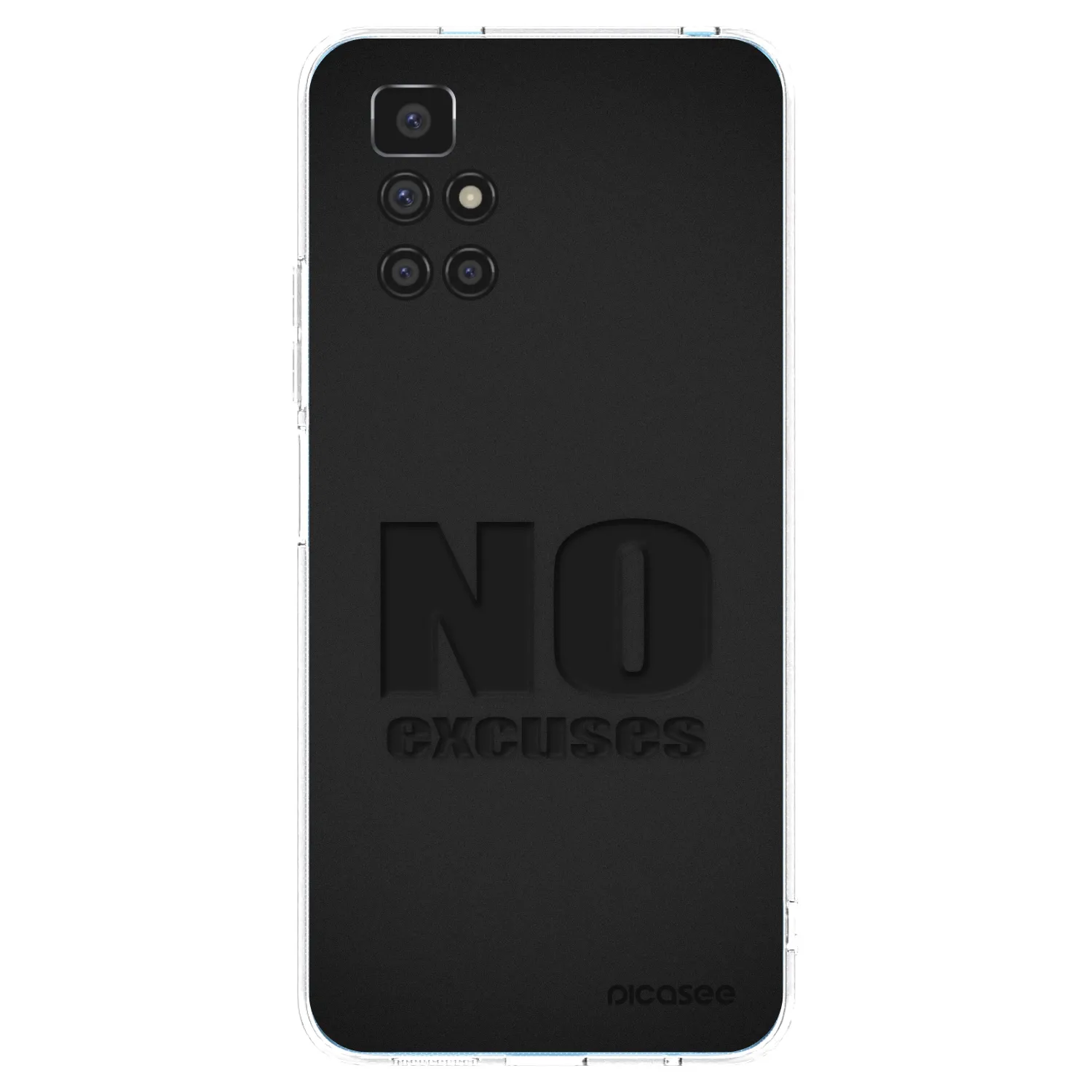 Picasee Xiaomi Redmi 10 (2022) Hülle - Transparentes Silikon - No Excuses