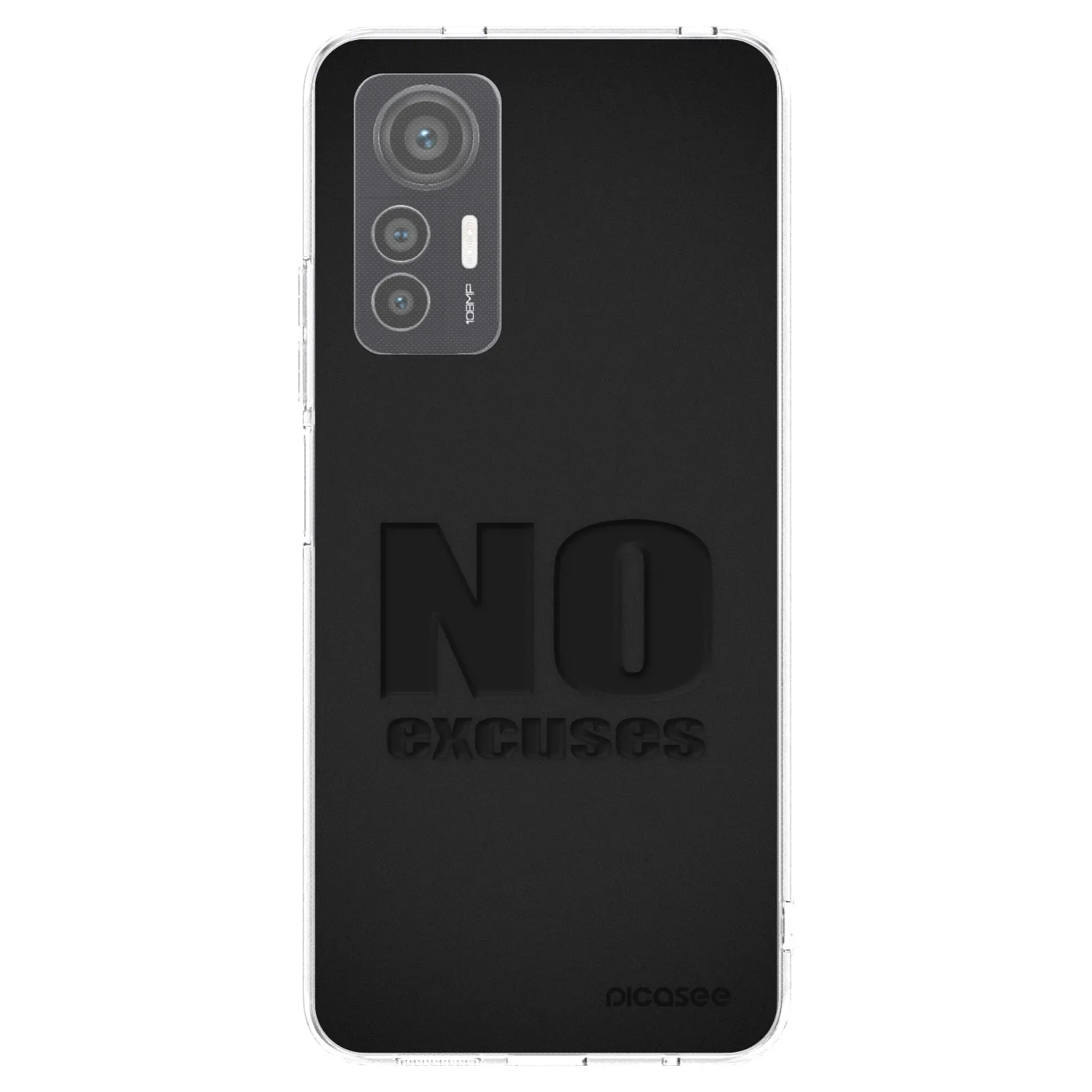 Picasee Xiaomi 12 Lite Hülle - Transparentes Silikon - No Excuses