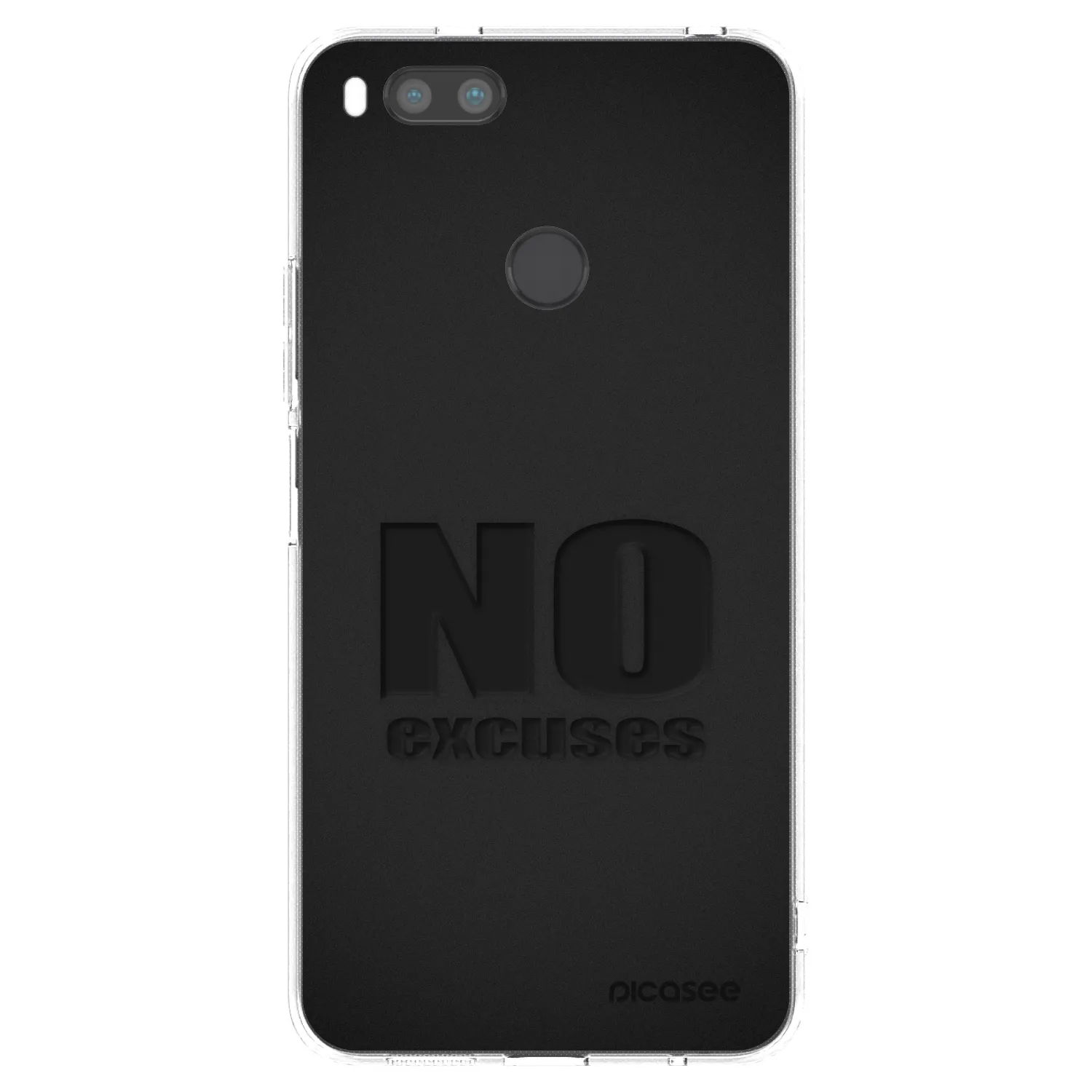 Picasee Xiaomi Redmi A1 Hülle - Transparentes Silikon - No Excuses