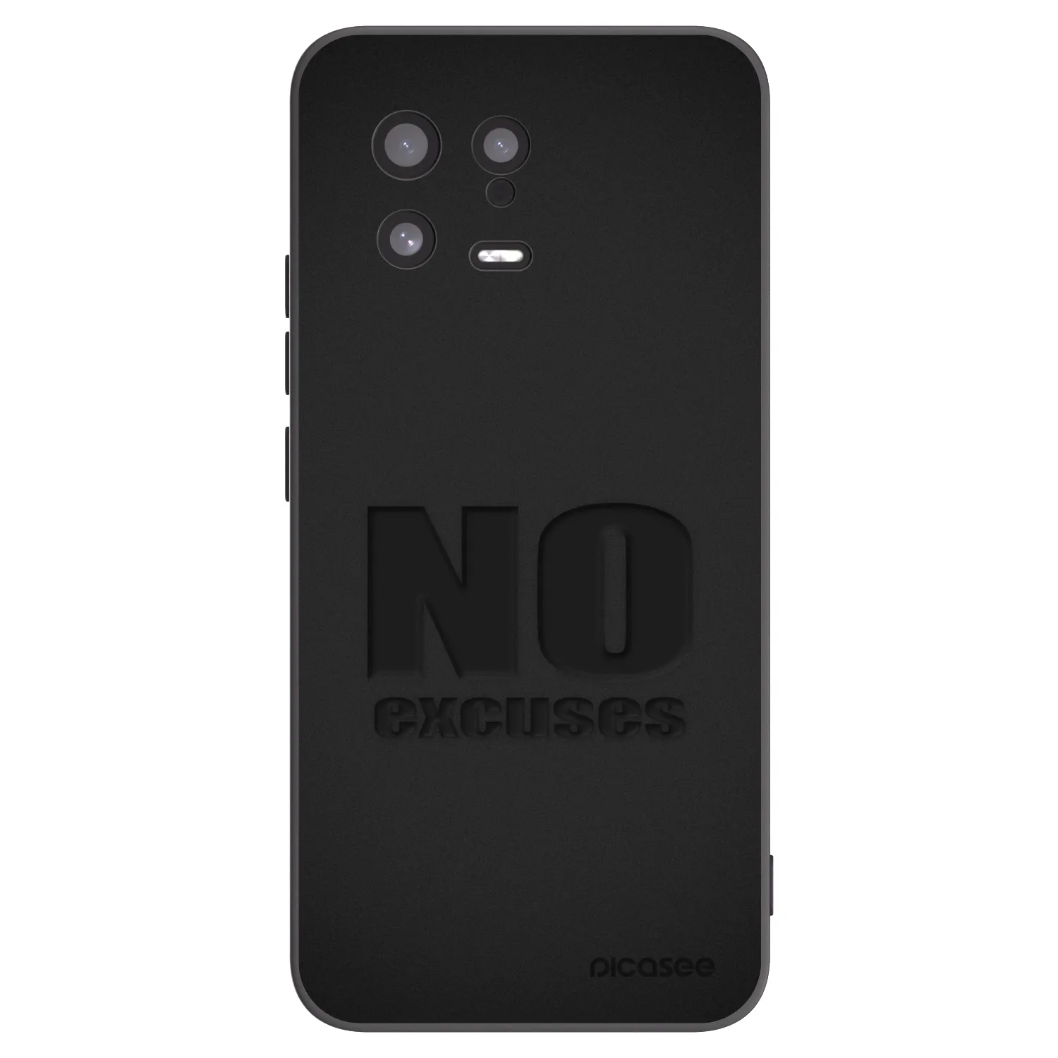 Picasee Xiaomi 13 Hülle - Schwarzes Silikon - No Excuses