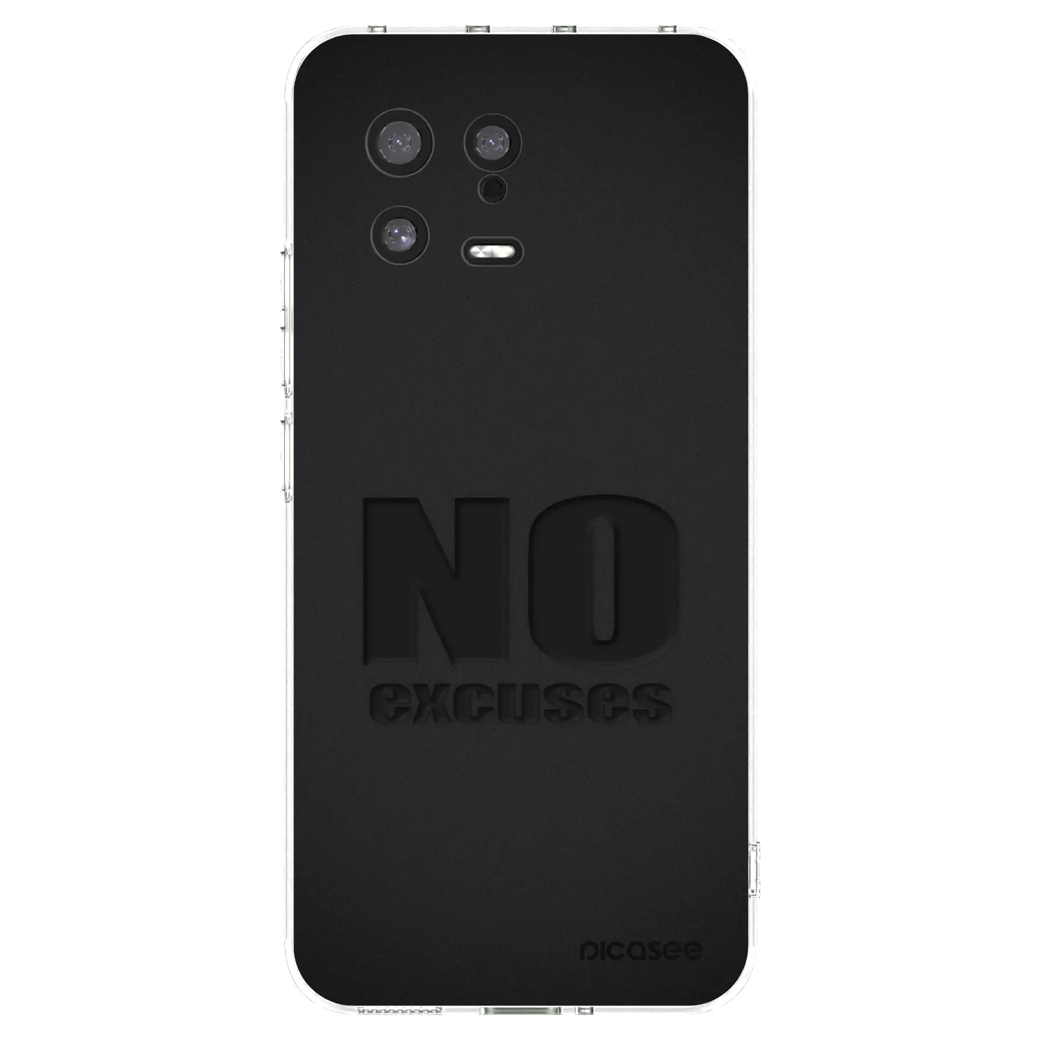 Picasee Xiaomi 13 Hülle - Transparentes Silikon - No Excuses