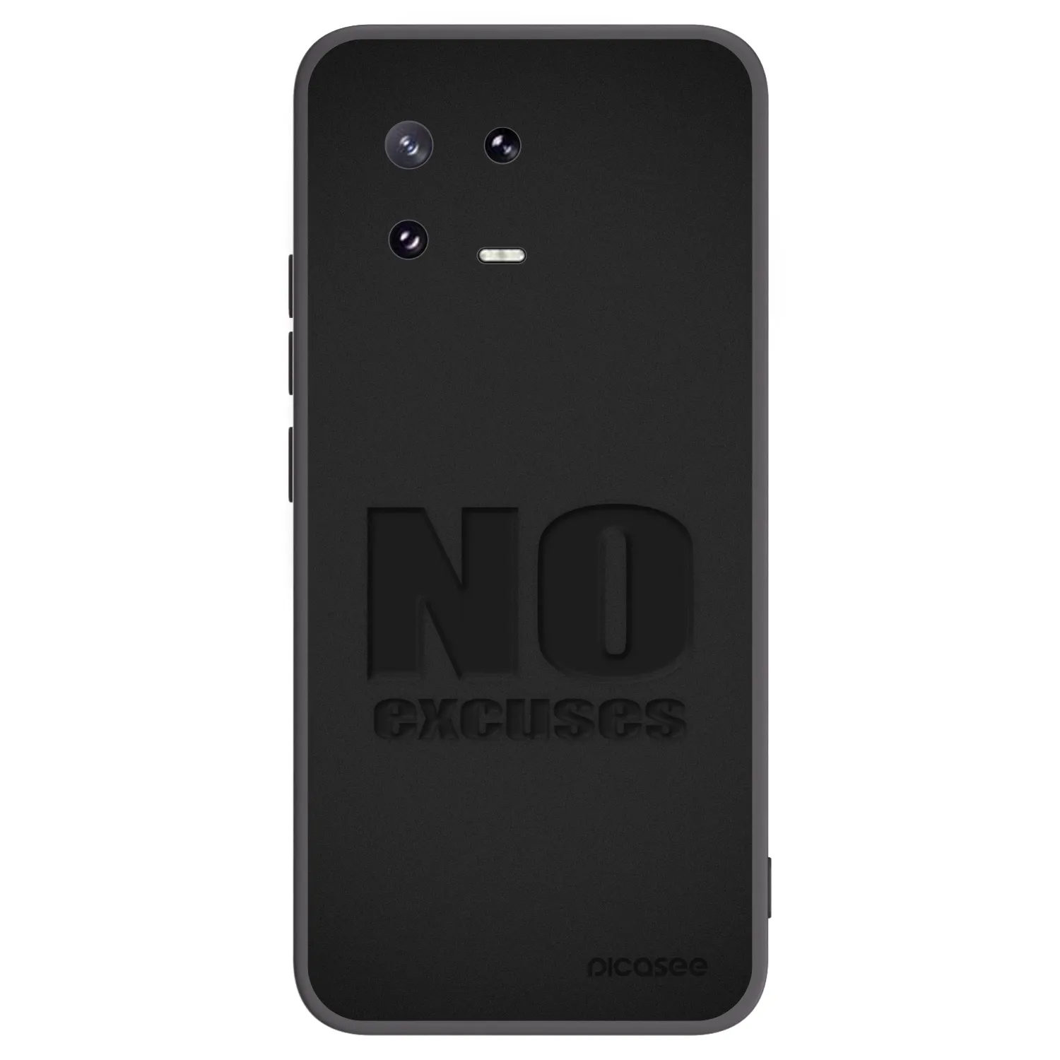 Picasee Xiaomi 13 Pro Hülle - Schwarzes Silikon - No Excuses