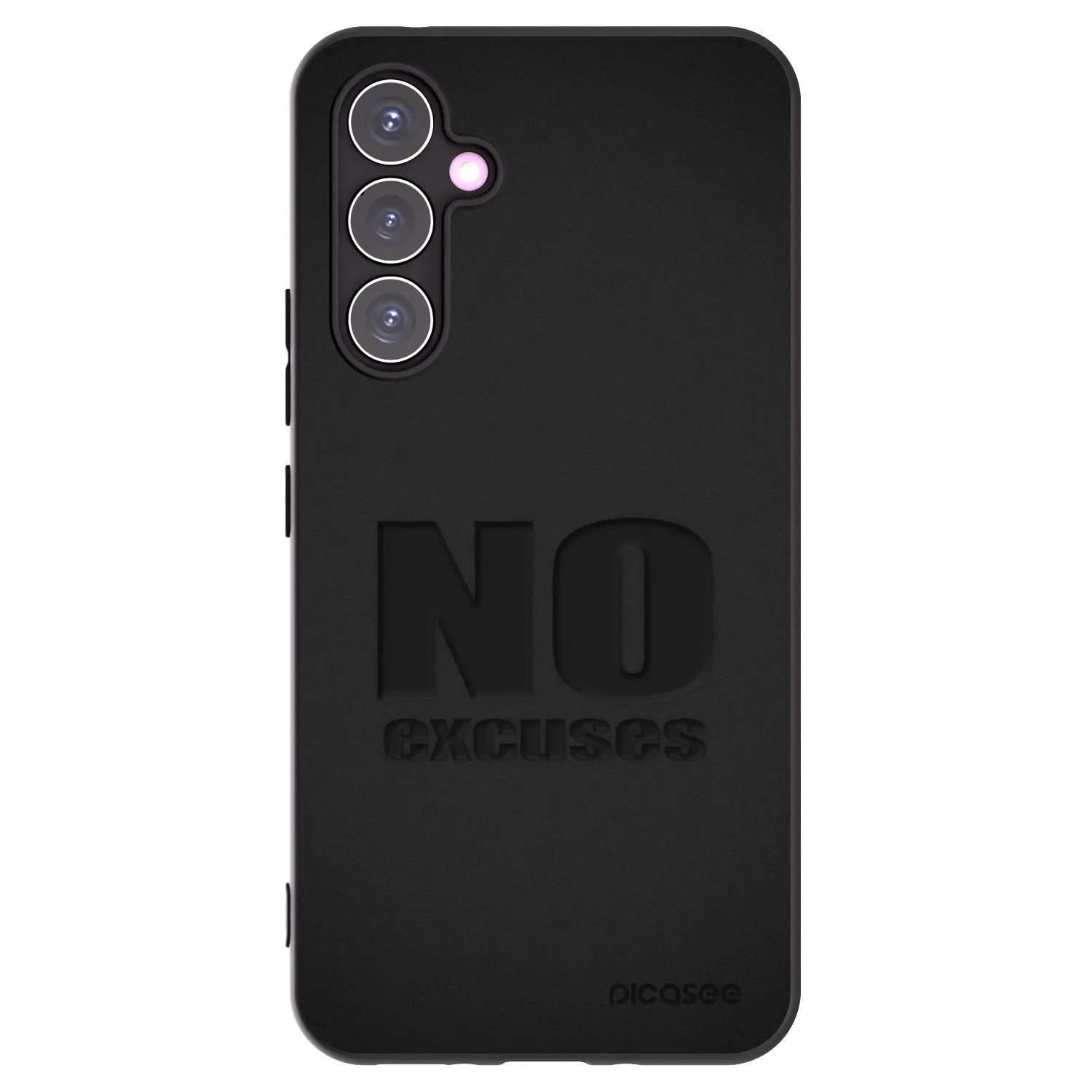 Picasee Samsung Galaxy A54 5G A546B Hülle - Schwarzes Silikon - No Excuses